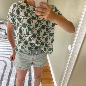 Cynthia Rowley 100% Linen Shirt sz Small